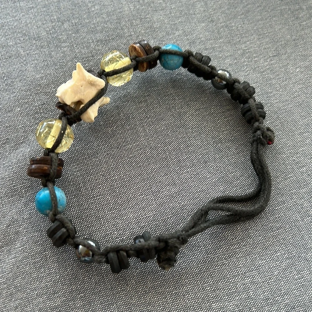 Handmade Ethnic Woven Bead Bracelet